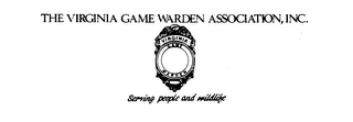 THE VIRGINIA GAME WARDEN ASSOCIATION, INC. VIRGINIA GAME WORDEN SERVING PEOPLE AND WILDLIFE logo