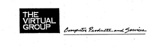 THE VIRTUAL GROUP COMPUTER PRODUCTS AND SERVICES logo