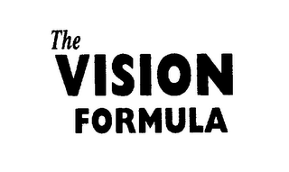 THE VISION FORMULA logo