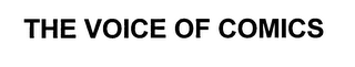 THE VOICE OF COMICS logo