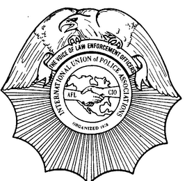 THE VOICE OF LAW ENFORCEMENT OFFICERS INTERNATIONAL UNION OF POLICE ASSOCIATIONS AFL CIO ORGANIZED 1978 logo