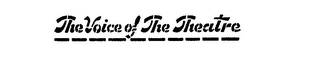 THE VOICE OF THE THEATRE logo