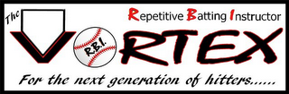 THE VORTEX REPETITIVE BATTING INSTRUCTOR FOR THE NEXT GENERATION OF HITTERS...... R.B.I. logo