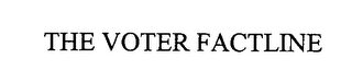 THE VOTER FACTLINE logo