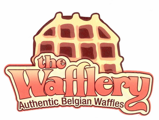 THE WAFFLERY AUTHENTIC BELGIAN WAFFLES logo