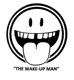 "THE WAKE-UP MAN" logo