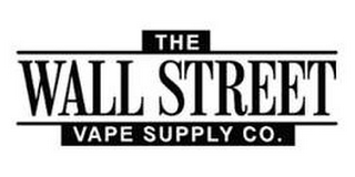 THE WALL STREET VAPE SUPPLY CO. logo