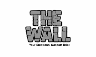 THE WALL YOUR EMOTIONAL SUPPORT BRICK logo
