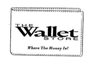 THE WALLET STORE WHERE THE MONEY IS! logo