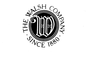 THE WALSH COMPANY W SINCE 1880 logo