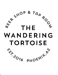 THE WANDERING TORTOISE BEER SHOP & TAP ROOM EST. 2016 PHOENIX, AZ logo