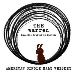 THE WARREN EXPERTLY CRAFTED IN SEATTLE AMERICAN SINGLE MALT WHISKEY logo