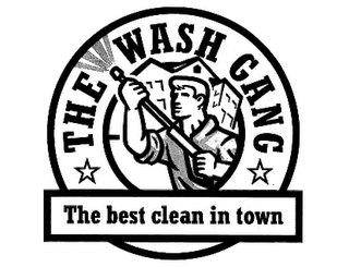 THE WASH GANG THE BEST CLEAN IN TOWN logo