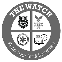 THE WATCH KEEP YOUR STAFF INFORMED EMERGENCY MEDICAL SERVICES logo