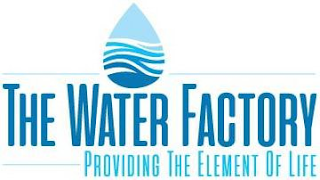 THE WATER FACTORY PROVIDING THE ELEMENT OF LIFE logo