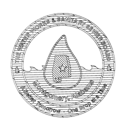 THE WATER WORKS & SANITARY SEWER BOARD A BETTER TOMORROW - ONE DROP AT A TIME MONTGOMERY, ALABAMA logo
