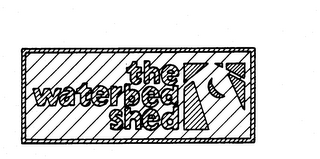 THE WATERBED SHED logo