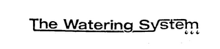 THE WATERING SYSTEM logo