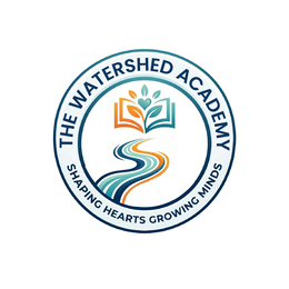 THE  WATERSHED ACADEMY SHAPING HEARTS GROWING MINDS logo