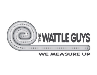 THE WATTLE GUYS WE MEASURE UP logo