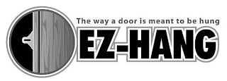 THE WAY A DOOR IS MEANT TO BE HUNG EZ-HANG logo