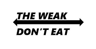 THE WEAK DON'T EAT logo