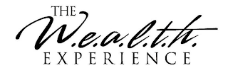 THE W.E.A.L.T.H. EXPERIENCE logo