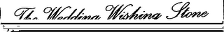 THE WEDDING WISHING STONE logo