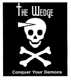 THE WEDGE CONQUER YOUR DEMONS logo