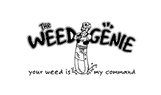 THE WEED GENIE YOUR WEED IS MY COMMAND logo
