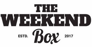THE WEEKEND BOX ESTD. 2017 logo