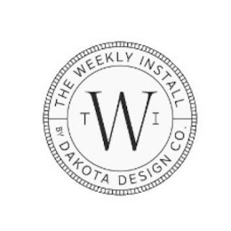 THE WEEKLY INSTALL BY DAKOTA DESIGN CO. TWI logo