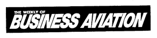 THE WEEKLY OF BUSINESS AVIATION logo