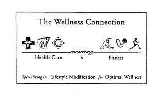 THE WELLNESS CONNECTION CONNECTING HEALTH CARE & FITNESS SPECIALIZING LIFESTYLE MODIFICATION FOR OPTIMAL WELLNESS logo