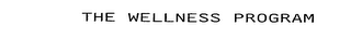 THE WELLNESS PROGRAM logo