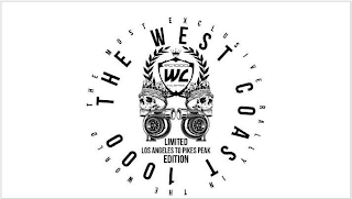 THE WEST COAST 1000 THE MOST EXCLUSIVE RALLY IN THE WORLD WC 1000 LIMITED LOS ANGELES TO PIKES PEAK EDITION logo
