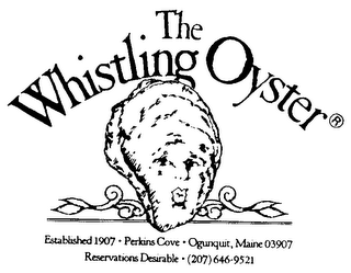 THE WHISTLING OYSTER logo