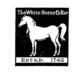 THE WHITE HORSE CELLAR ESTAB. 1742 logo