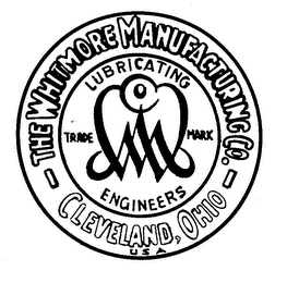 THE WHITMORE MANUFACTURING CO.  LUBRICATING ENGINEERS CLEVELAND, OHIO USA logo