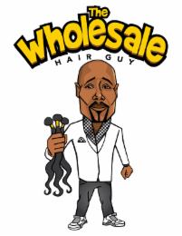 THE WHOLESALE HAIR GUY logo