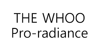 THE WHOO PRO-RADIANCE logo