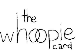 THE WHOOPIE CARD logo