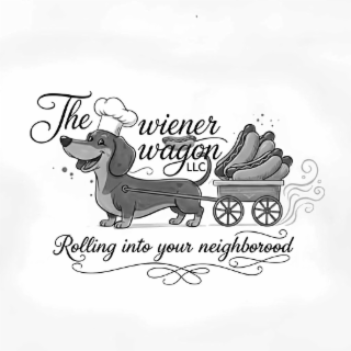 THE WIENER WAGON LLC ROLLING INTO YOUR NEIGHBOROOD logo