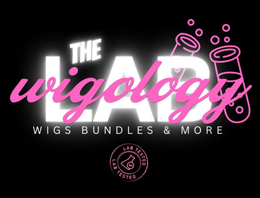 THE WIGOLOGY LAB WIGS BUNDLES & MORE LAB TESTED LAB TESTED logo