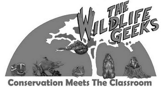 THE WILDLIFE GEEKS CONSERVATION MEETS THE CLASSROOM logo
