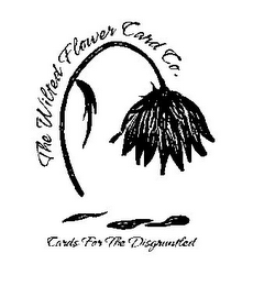 THE WILTED FLOWER CARD CO. CARDS FOR THE DISGRUNTLED logo