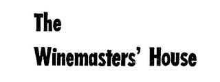 THE WINEMASTERS' HOUSE logo