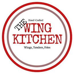 THE WING KITCHEN HAND-CRAFTED WINGS, TENDERS, FRIES logo