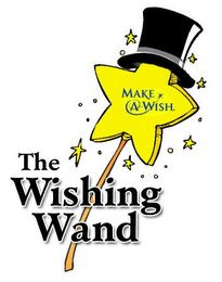 THE WISHING WAND MAKE A WISH logo