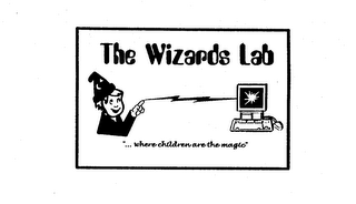 THE WIZARDS LAB "...WHERE CHILDREN ARE THE MAGIC" logo